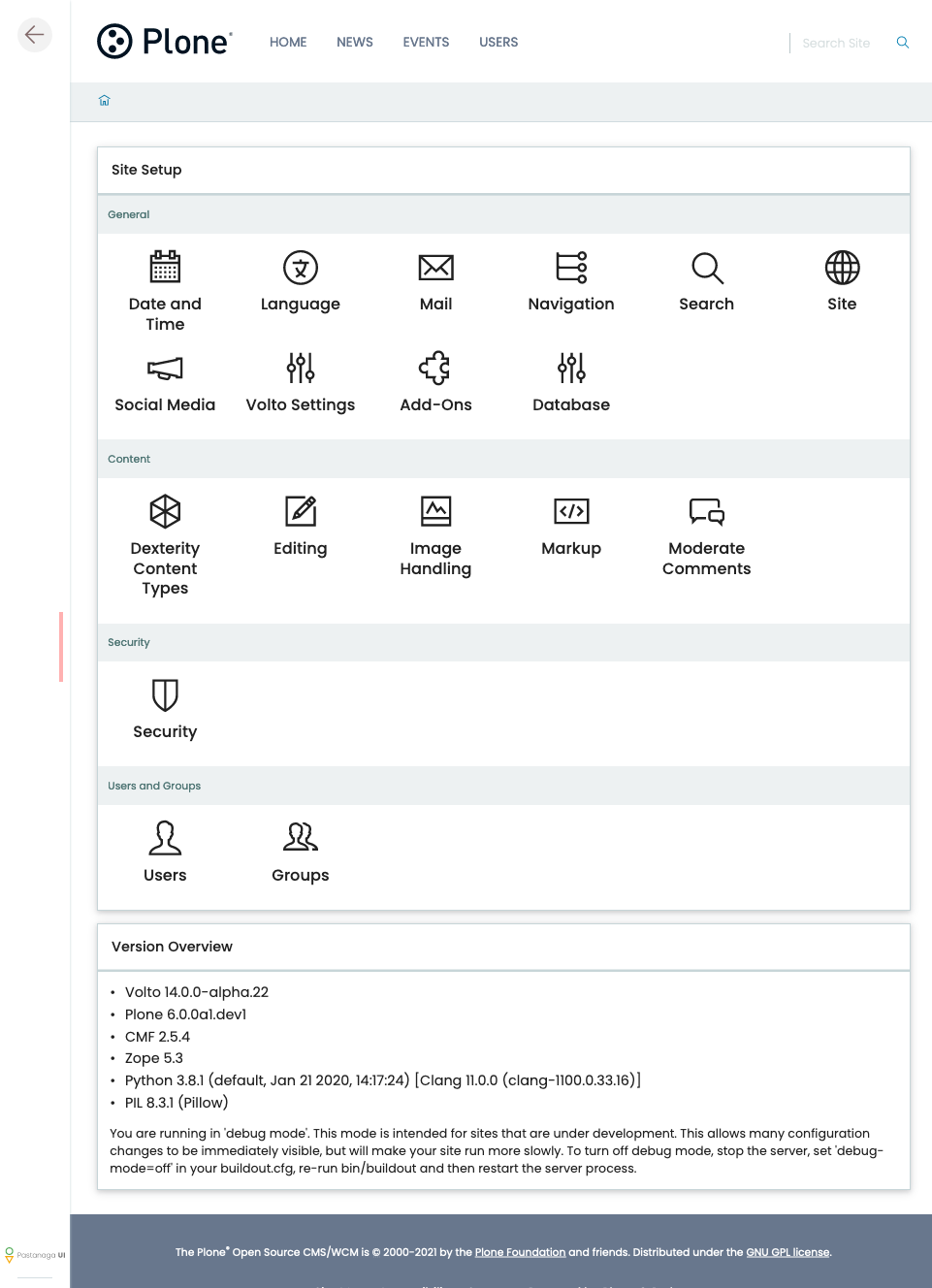 Site Setup