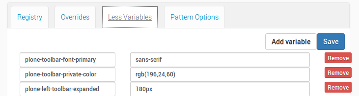 Picture of changing less variables